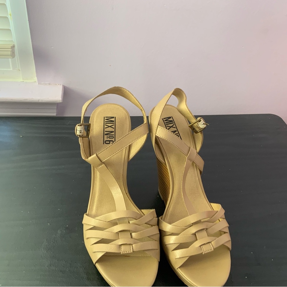 Mix No. 6 Women's Tan Wedge Sandals